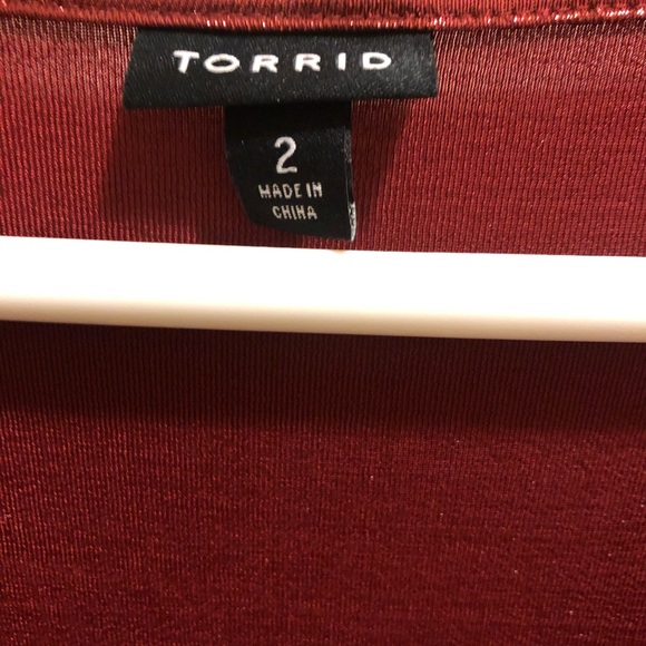 Torrid size 2 Red Party Dress - Picture 2 of 7